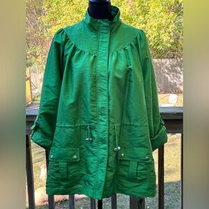 Jacklyn Smith vintage green jacket size xl